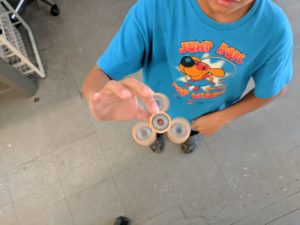 Young Makers Club spinners